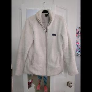 Women’s Patagonia Sherpa Worn Wear Jacker Cream Size M